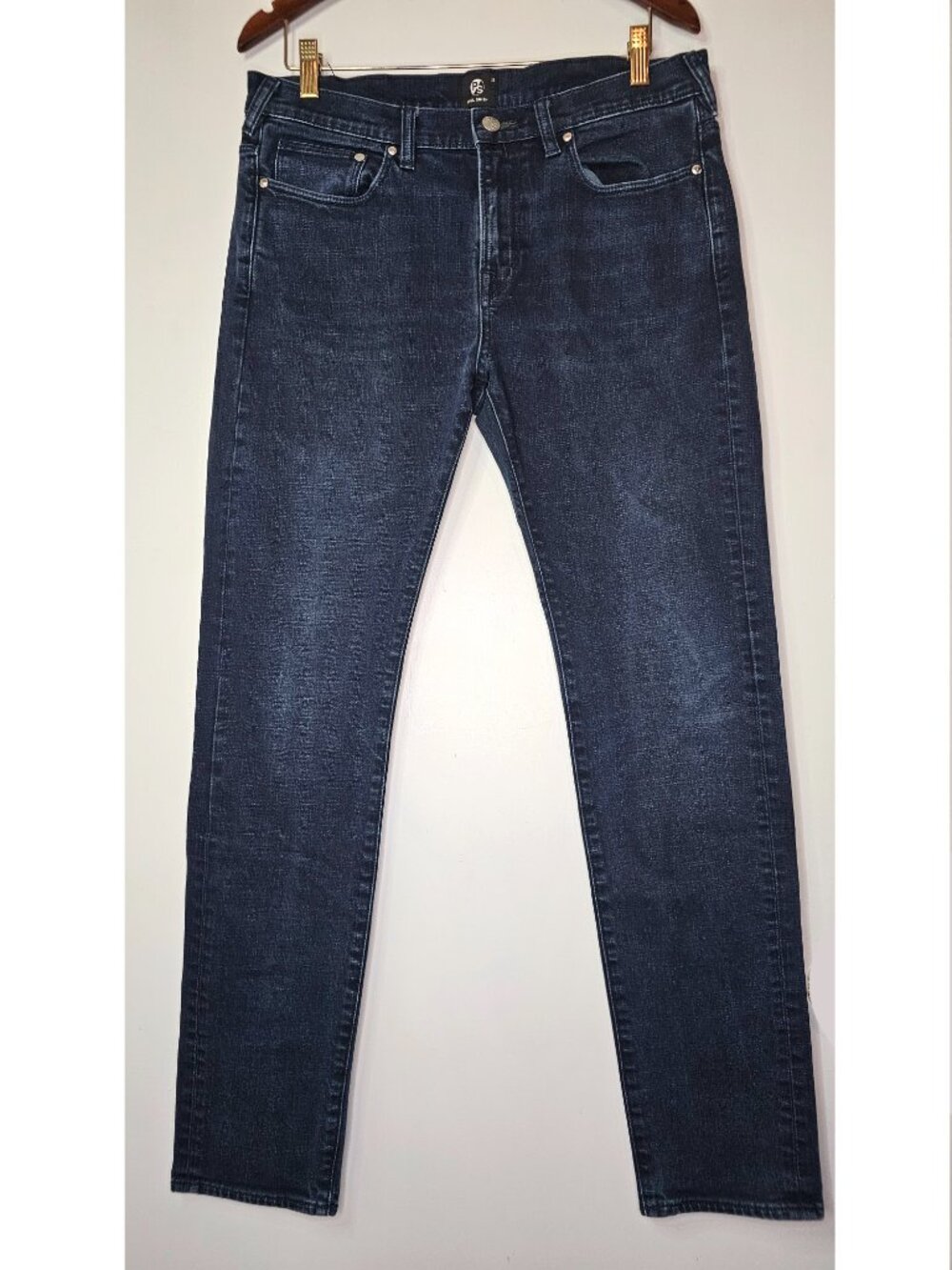 33R Paul Smith PS Slim Fit Indigo Rinse Medium Rise Jeans 10oz 301M/107R